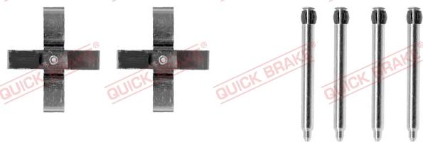 QUICK BRAKE 1091266 - Tarvikesarja, jarrupala inparts.fi