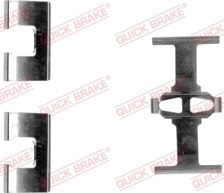 QUICK BRAKE 109-1203-1 - Tarvikesarja, jarrupala inparts.fi