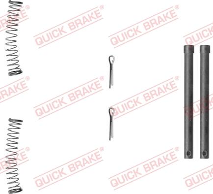 QUICK BRAKE 109-1210-1 - Tarvikesarja, jarrupala inparts.fi