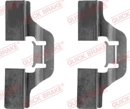 QUICK BRAKE 109-1211-1 - Tarvikesarja, jarrupala inparts.fi