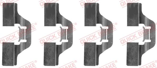 QUICK BRAKE 1091211 - Tarvikesarja, jarrupala inparts.fi