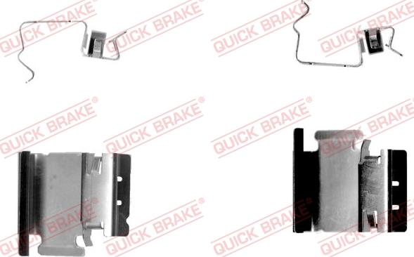 QUICK BRAKE 109-1218-1 - Tarvikesarja, jarrupala inparts.fi