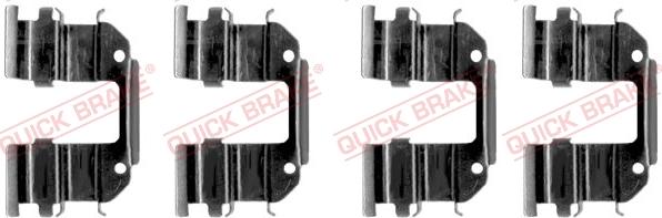 QUICK BRAKE 1091285 - Tarvikesarja, jarrupala inparts.fi