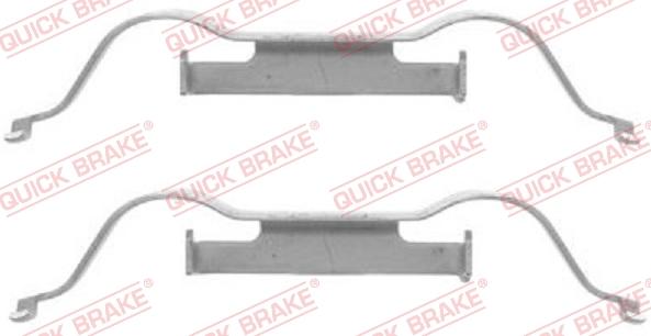 QUICK BRAKE 1091288 - Tarvikesarja, jarrupala inparts.fi