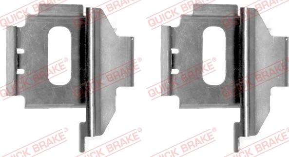 QUICK BRAKE 1091283 - Tarvikesarja, jarrupala inparts.fi