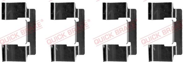 QUICK BRAKE 1091235 - Tarvikesarja, jarrupala inparts.fi