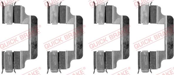 QUICK BRAKE 1091230 - Tarvikesarja, jarrupala inparts.fi