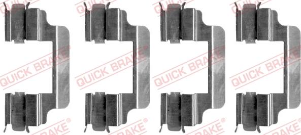 QUICK BRAKE 1091231 - Tarvikesarja, jarrupala inparts.fi