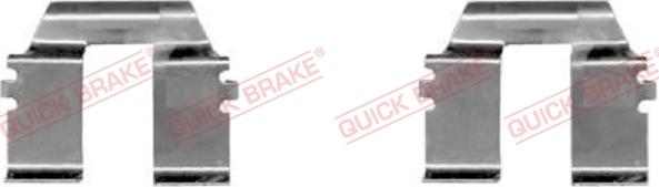 QUICK BRAKE 109-1232-1 - Tarvikesarja, jarrupala inparts.fi