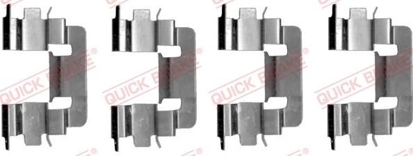 QUICK BRAKE 1091229 - Tarvikesarja, jarrupala inparts.fi