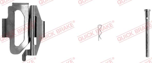 QUICK BRAKE 109-1225-1L - Tarvikesarja, jarrupala inparts.fi