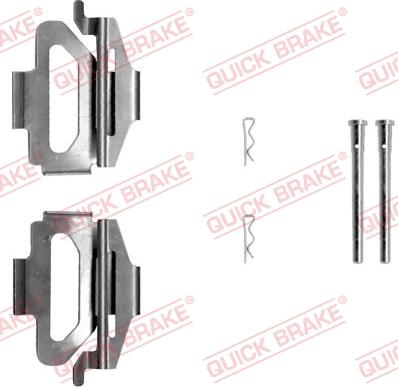 QUICK BRAKE 109-1225 - Tarvikesarja, jarrupala inparts.fi