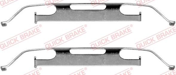 QUICK BRAKE 1091223 - Tarvikesarja, jarrupala inparts.fi