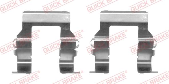 QUICK BRAKE 109-1279-1 - Tarvikesarja, jarrupala inparts.fi