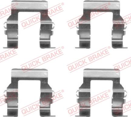 QUICK BRAKE 1091279 - Tarvikesarja, jarrupala inparts.fi