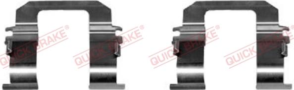 QUICK BRAKE 109-1275-1 - Tarvikesarja, jarrupala inparts.fi