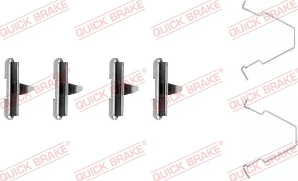 QUICK BRAKE 1091270 - Tarvikesarja, jarrupala inparts.fi