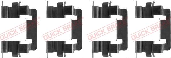 QUICK BRAKE 1091278 - Tarvikesarja, jarrupala inparts.fi