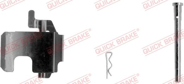 QUICK BRAKE 109-1273-1L - Tarvikesarja, jarrupala inparts.fi