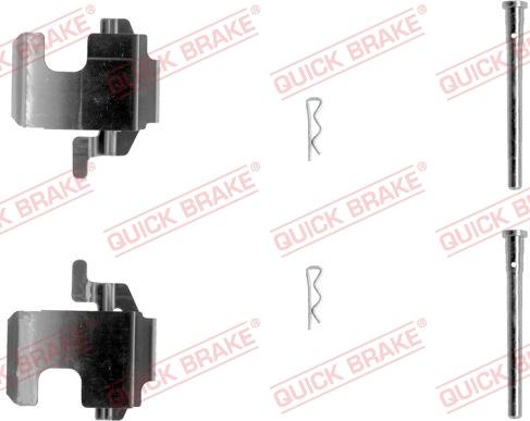 QUICK BRAKE 1091273 - Tarvikesarja, jarrupala inparts.fi