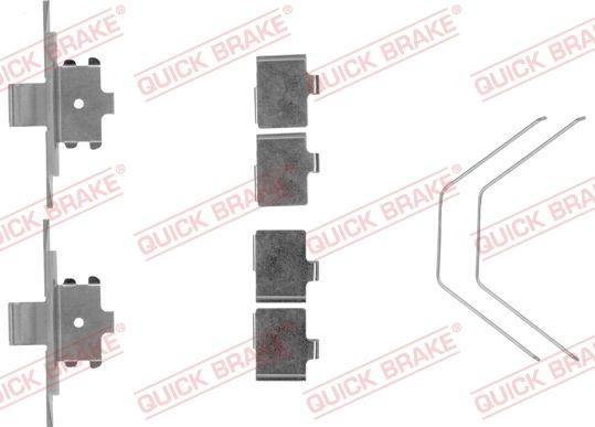 QUICK BRAKE 109-1791R-1 - Tarvikesarja, jarrupala inparts.fi