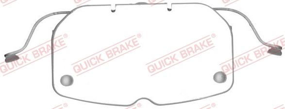 QUICK BRAKE 109-1792R-1 - Tarvikesarja, jarrupala inparts.fi