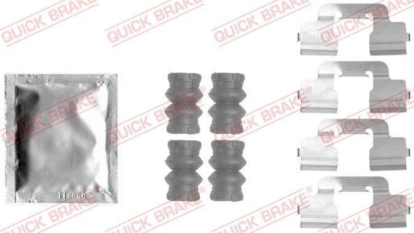 QUICK BRAKE 1091797 - Tarvikesarja, jarrupala inparts.fi