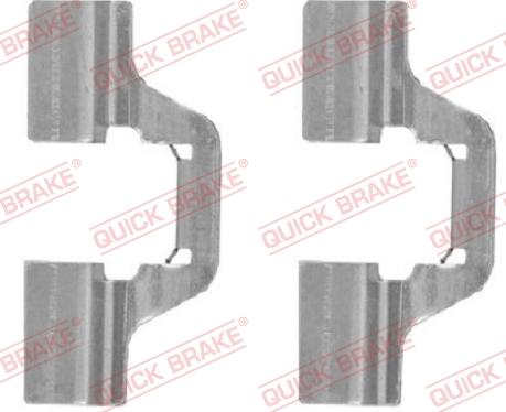 QUICK BRAKE 109-1749-1 - Tarvikesarja, jarrupala inparts.fi