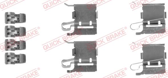 QUICK BRAKE 109-1748-1 - Tarvikesarja, jarrupala inparts.fi