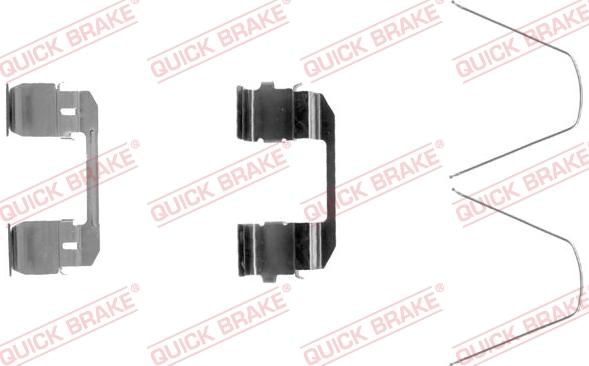 QUICK BRAKE 109-1743-1 - Tarvikesarja, jarrupala inparts.fi