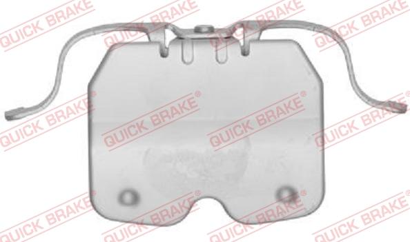 QUICK BRAKE 109-1759-1 - Tarvikesarja, jarrupala inparts.fi