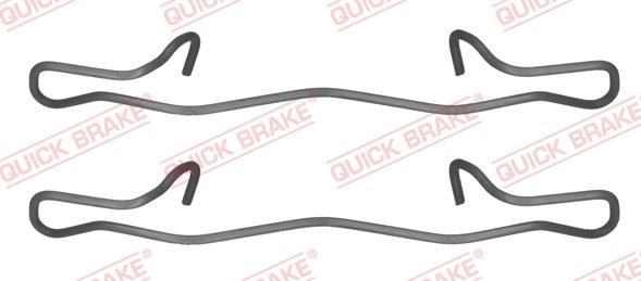 QUICK BRAKE 1091755 - Tarvikesarja, jarrupala inparts.fi