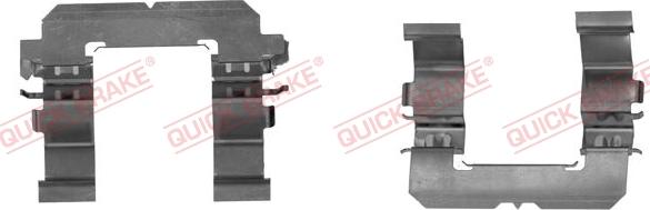 QUICK BRAKE 109-1756-1 - Tarvikesarja, jarrupala inparts.fi