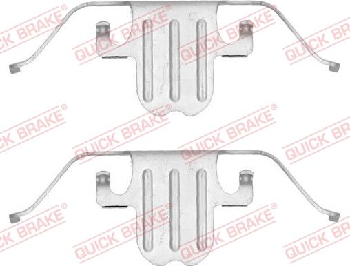 QUICK BRAKE 1091751 - Tarvikesarja, jarrupala inparts.fi