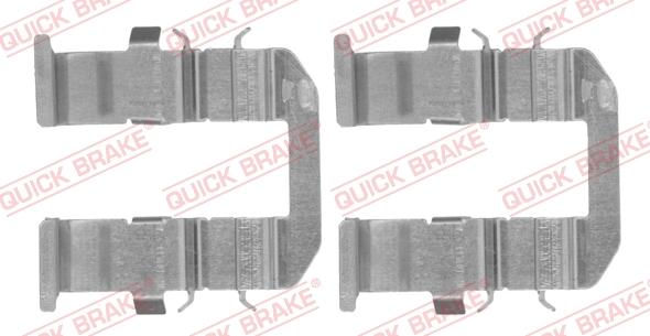 QUICK BRAKE 109-1758-1 - Tarvikesarja, jarrupala inparts.fi