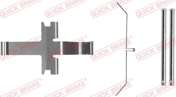 QUICK BRAKE 109-1752-1 - Tarvikesarja, jarrupala inparts.fi