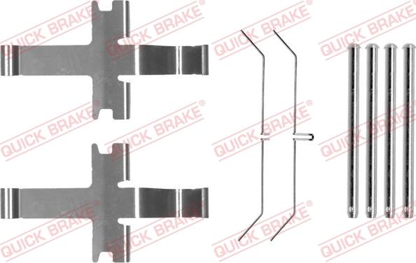 QUICK BRAKE 1091752 - Tarvikesarja, jarrupala inparts.fi