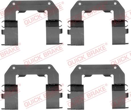 QUICK BRAKE 1091767 - Tarvikesarja, jarrupala inparts.fi