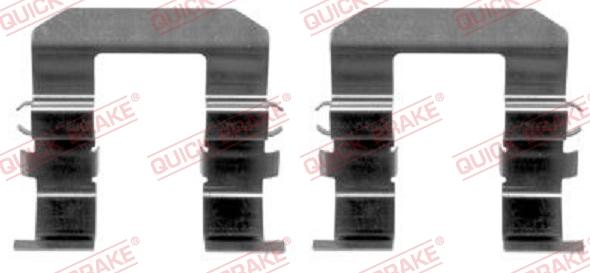 QUICK BRAKE 109-1704-1 - Tarvikesarja, jarrupala inparts.fi