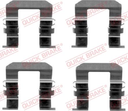 QUICK BRAKE 1091704 - Tarvikesarja, jarrupala inparts.fi