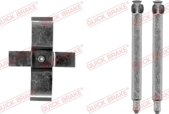 QUICK BRAKE 109-1713-1 - Tarvikesarja, jarrupala inparts.fi