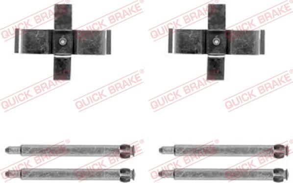 QUICK BRAKE 1091713 - Tarvikesarja, jarrupala inparts.fi