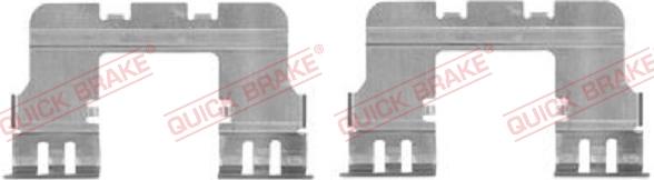 QUICK BRAKE 109-1785R-1 - Tarvikesarja, jarrupala inparts.fi