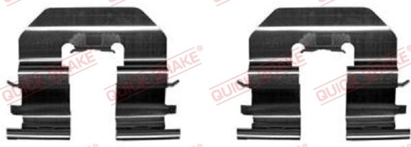 QUICK BRAKE 109-1780-1 - Tarvikesarja, jarrupala inparts.fi