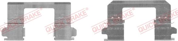 QUICK BRAKE 109-1736-1 - Tarvikesarja, jarrupala inparts.fi