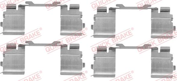 QUICK BRAKE 1091730 - Tarvikesarja, jarrupala inparts.fi