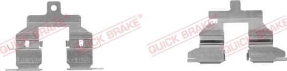 QUICK BRAKE 109-1737-1 - Tarvikesarja, jarrupala inparts.fi