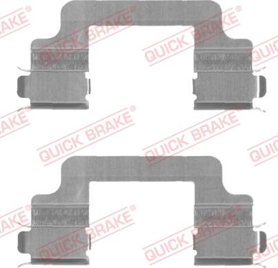 QUICK BRAKE 109-1727-1 - Tarvikesarja, jarrupala inparts.fi