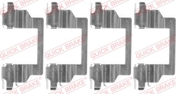 QUICK BRAKE 1091778 - Tarvikesarja, jarrupala inparts.fi