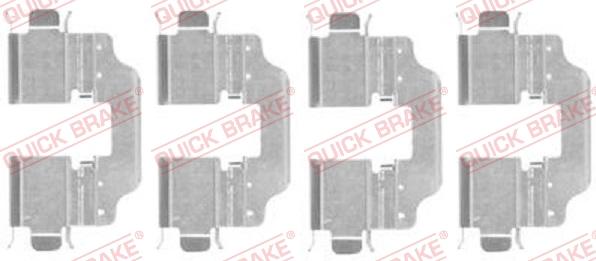 QUICK BRAKE 1091773 - Tarvikesarja, jarrupala inparts.fi